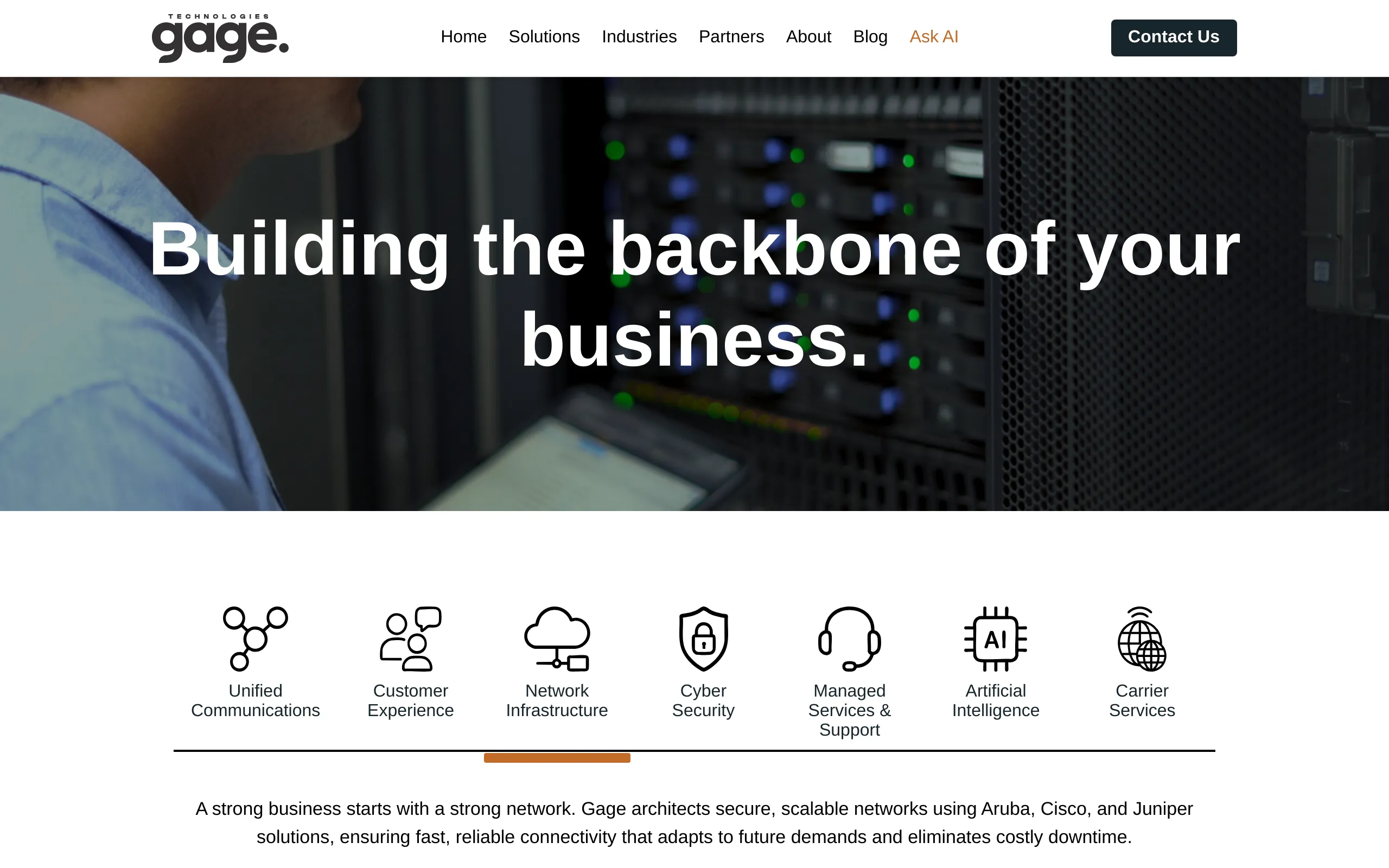 Robust Infrastructure Examples Robust Network Infrastructure Solutions | Gage Technologies